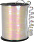 500 Yard Iridescent White Curling Ribbon for Gift Wrapping, Balloon String, Curly Ribbon, 3/16" for Baby Shower