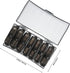 LOLIPPYY 7-Day Weekly Portable Medicine Organizer Box with Black Grid Case, Compact Detachable Pill Holder for Daily