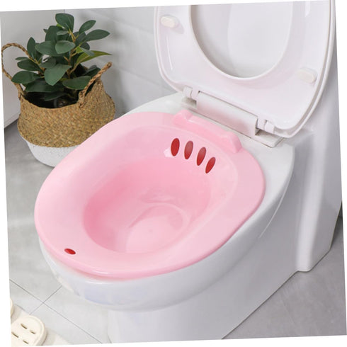 Postpartum Bath Soak Sitz Bath Basin with Anti-Spill Overflow for Pregnant Women and Elderly Non-Slip Hip Soaking Tub