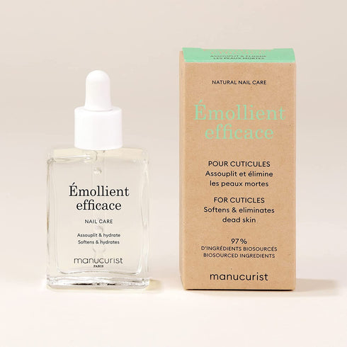 Manucurist Cuticle Remover Gel, 9-Free, 97% Bio-Sourced Ingredients, Nail Care, Made in France, 0.5 fl oz Bottle