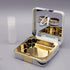 Contact Lens Case, Portable Cute Eye Contacts Applicator Remover Tool Kit with Mirror and Solution Bottle for Travel