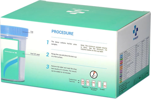 2 Pack 12-Panel Instant at Home Urine Test Kits | Multi-Panel Urine Screening Testing Kit