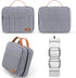 Large Capacity Hanging Travel Toiletry Bag - Cosmetic Organizer for Women with 4 Compartments