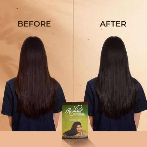 Reshma Beauty Classic Henna Hair Color - 100% Natural, Gray Coverage, Ayurveda Hair Product (Dark Chocolate, 5.29 oz,