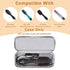Travel Carrying Case Compatible with Revlon One-Step Hair Dryer Brush - Double-Layer Storage Organizer Bag (Black)