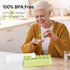 Weekly Pill Organizer, KOVIUU Removable Pill Box 7 Day, Portable Travel Case for Vitamins, Green