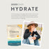 GOODONYA Hydrate Organic Electrolyte Powder, 5.6oz, 20 Servings, No Sugar Added, Real Lemon Juice, Coconut Water