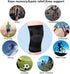 DCF Knee Braces, Compression Sleeve for Men and Women, Knee Pain Relief, Fitness Support for Sports, 2XL, Red