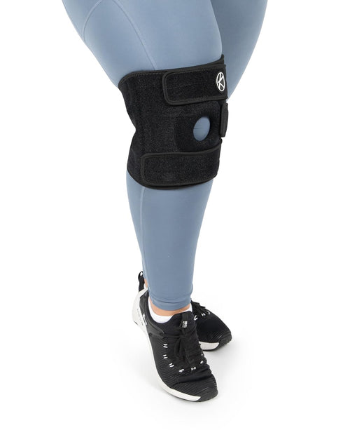 KARM Plus Size Knee Brace for Women & Men, Adjustable Copper Support Brace for Meniscus Tear, Arthritis Pain