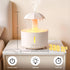 Missfly 300ml 360 Cloud Shape Cool Mist Humidifier Diffuser, Rotatable, Quiet Auto Safety Shutoff, Easy Refill Home