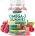 Vegan Omega-3 Gummies 1000mg, Omega 3 Fish Oil Alternative for Adults, Algae-Based