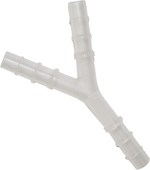 Y Tubing Connector for Oxygen & Aerosol Therapy - Male to Male - 5 Pack