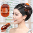 RC ROCHE ORNAMENT 6 Pcs Flat Hair Clips, Strong Hold Grip Barrettes for Thick Hair, Medium Brown
