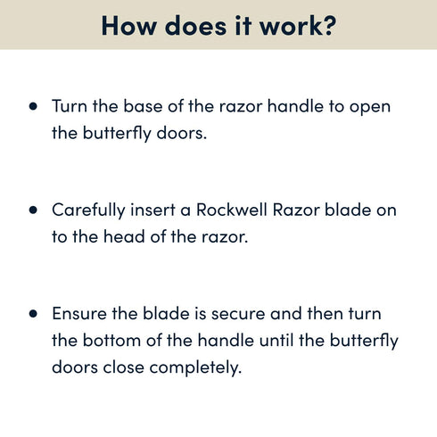 Rockwell Razors R1 Double Edge Safety Razor, White Chrome, Beginner-Friendly with 5 Recyclable Blades