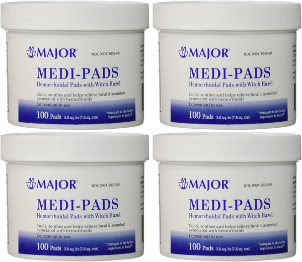 MAJOR Medi-Pads with Witch Hazel for Hemorrhoidal Relief