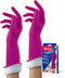 Playtex Living Drip-Catch Cuff Gloves, Medium, 2 Pairs, Reusable Household Protection
