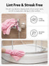 Microfiber Cloths 12" x 12", 40 Pack in a Roll, Reusable Washable Tear Away Cleaning Rag Towels for Car, House, Kitchen