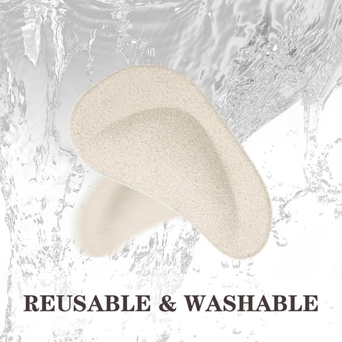 Correct-Position Gel Arch Support Insoles: Plantar Fasciitis & Flat Feet Relief, 6 Pairs (Clear*2, Beige*2, Black*2)