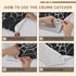 YEGAME Spider Web Full-Cover Unisex Adult Bibs with Foldable Crumb Catcher, Waterproof Washable Adjustable Dining Bibs
