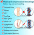 Men,20-30 mmHg Thigh High Medical Compression Stockings for Women & Thigh High Compression Socks,Open Toe Graduated