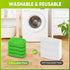NXPPYY 4-Pack Reusable Mop Pads Fit Swiffer Sweeper, Microfiber Mop Replacement Pads, Washable Wet Mopping Cloths & Dry