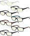 Eyekepper Vintage Reading Glasses for Men, 5 Pack Classic Readers with Spring Hinges