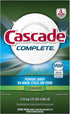 Cascade Complete Powder Dishwasher Detergent, Fresh Scent, 75 oz, White