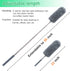 QINGHAHU 2 Pack Microfiber Duster for Cleaning, Small Dusters with Microfiber Head, Extendable Pole, Hand Washable