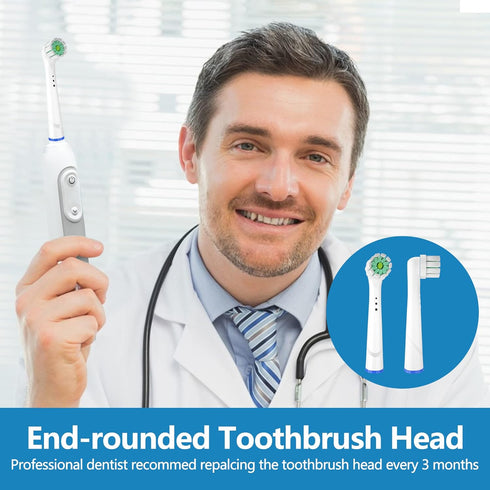 Compatible Oral B Replacement Brush Heads, Ultra Soft Bristle for Sensitive Gum Care