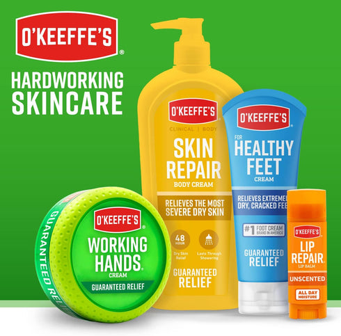O'Keeffe's for Healthy Feet Pain Relief Skin Protectant Cream; 3 Ounce Tube (Pack of 1); Cooling Foot Cream