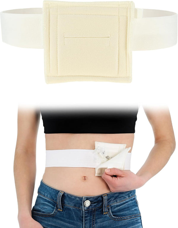 Core Products NelMed G-Tube Holder for PEG, G, J Tubes, Adjustable, Discreet Support, Small/Medium (30–45 inch Waist)