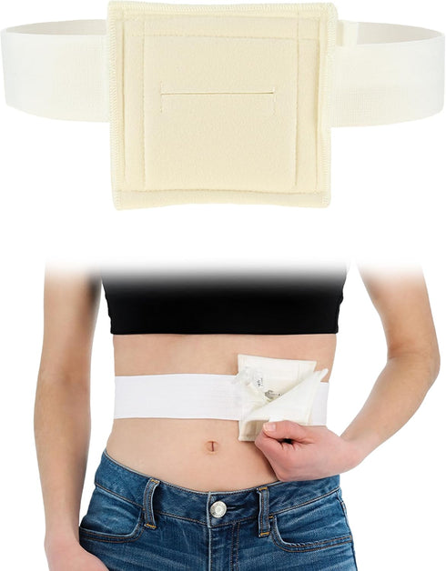 NelMed G-Tube Holder Core Products - Feeding Tube Belt Holder for PEG, G, J Tubes - Adjustable, Discreet Support
