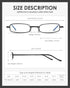 3 Pack Slim Pocket Reading Glasses, Blue Light Blocking Readers with Spring Hinge Metal Frame & Portable Pen Clip Tube