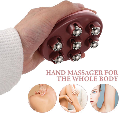 Set Beavorty Handheld Massager Roller for Neck Back Legs and Feet Pain Relief Lightweight Portable Full Body Muscle