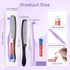 HOIQIRY Pack 100,Purple Disposable Toothbrushes with Toothpaste and Comb - of Soft Bristle Individually Wrapped Single