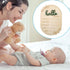 Thinp 5.9 Inch Baby Announcement Sign, Wooden Hello World Newborn Signs Birth Baby Name Plaques Birth Announcement Sign