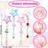Star Hair Clips,4 PCS 2000s Y2K Sliver Star Barrettes,Non Slip Metal Snap Star Hairclips Bow Hair Accessories for Girls Women