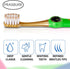 Kids Toothbrush Pack of 4, Galactic Adventures Style, Soft Bristles with Caps for Children Aged 3-10, Girl & Boy Set