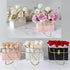 Wazoci 4pcs Paper Flower Bags for Bouquets, Flower Boxes for Arrangements, Paper Flower Gift Bags with Handles Florist