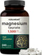 Magnesium Taurate 1,500mg | 240 Capsules | Chelated Mineral Supplement for Heart & Nervous System | Non-GMO