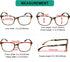 Eyekepper 5 Pack Reading Glasses for Women - Large Frame Readers Men +2.25