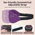 NEWVANGA 3D Sleep Mask for Back and Side Sleepers, Luxury Eye Mask to Block Out Light, Breathable Travel Cover Purple