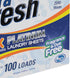 Platinum 6X Laundry Detergent Sheets, Biodegradable Formula, Dye Free, 50 Sheets for Laundry Use