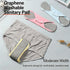 QHUDLV 3PCS Graphene Reusable Incontinence Pads, Reusable Leak-Proof & Waterproof Absorbent Pad, Washable in-Continence
