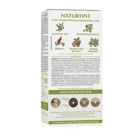 Naturtint 8G Sandy Golden Blonde Permanent Hair Color, Ammonia Free, Vegan, Cruelty Free, 1 Pack