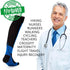 LuChoice 20-30 mmHg, Professional Compression Socks Medical, Orthopedic Support, Nursing