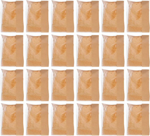WEKAMOS 50pcs Kraft Paper Bakery Bread Bags with Window, Medium Size Bread Storage