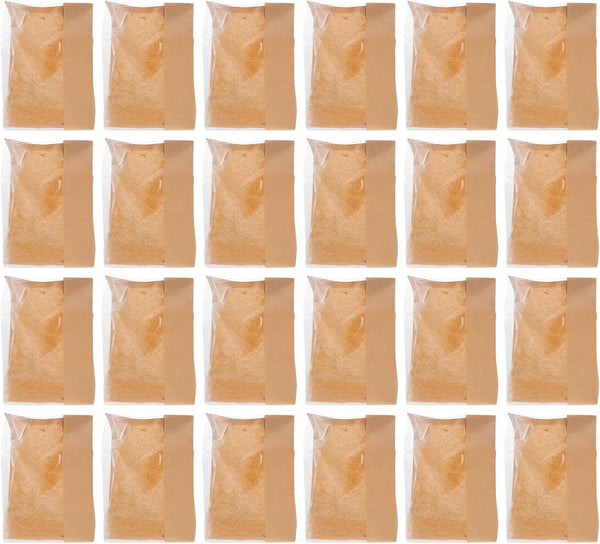 WEKAMOS 50pcs Kraft Paper Bakery Bread Bags with Window, Medium Size Bread Storage