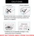 ?10-Year Warranty? 4Pcs CR2 3V 1000mAh Lithium Battery