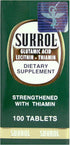 SUKROL Vitamin, 100 Tablets, Improve Healthy Brain Function, Bottle